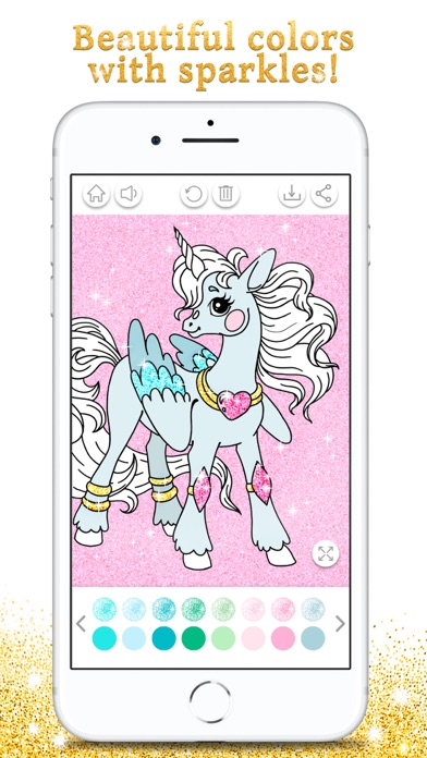 How to cancel & delete Unicorn Coloring Book Sparkle from iphone & ipad 2