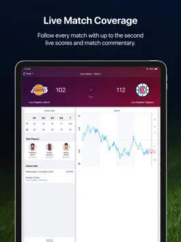 Game screenshot NBA Live for iPad: Live scores mod apk