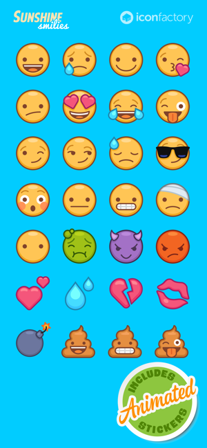 Iconfactory Sunshine Smilies(圖1)-速報App