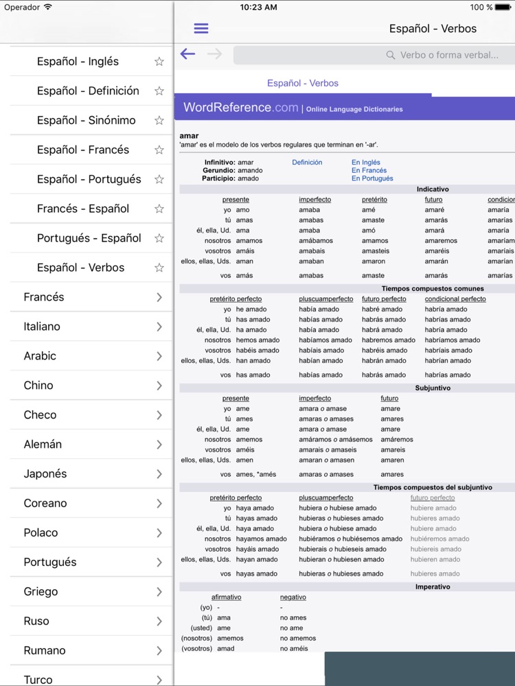 WordReference Dictionary App for iPhone - Free Download WordReference  Dictionary for iPad & iPhone at AppPure