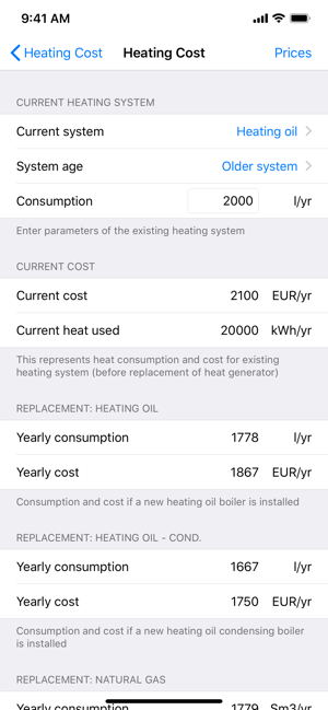 Heating Cost: compare systems(圖2)-速報App