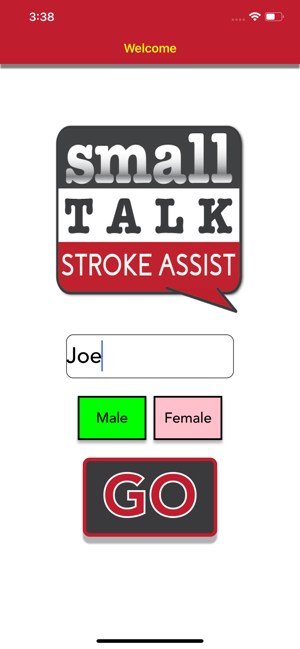 Small Talk Stroke Assist