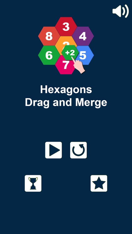 Hexagons: Drag and Merge