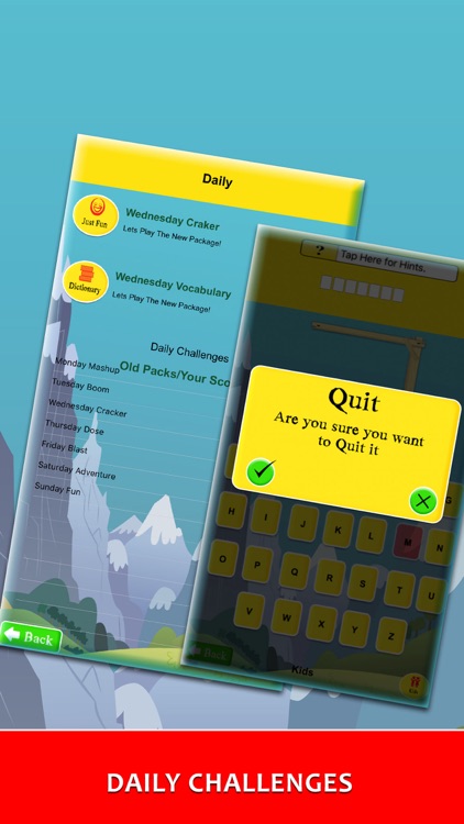 Hangman words game quiz screenshot-3