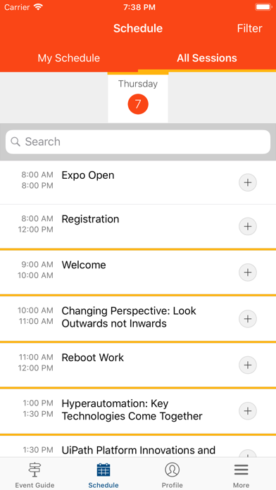 UiPath Events screenshot 3