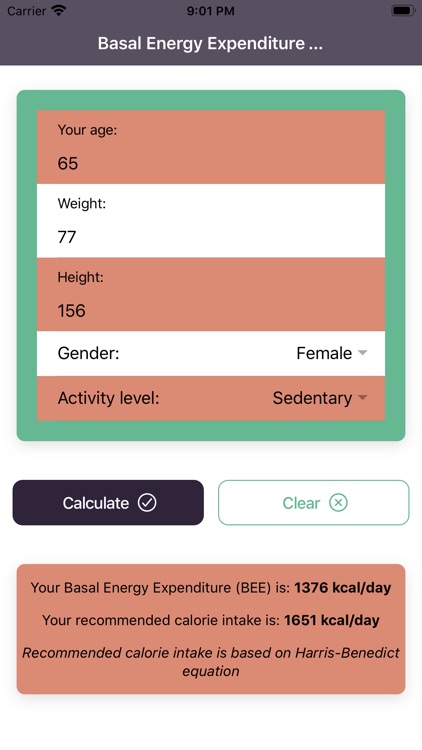 BMR Calculator Pro