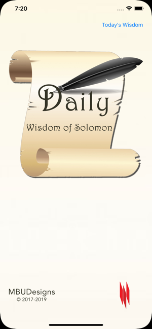 Daily Wisdom of Solomon