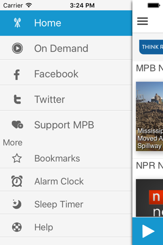 MPB Public Media App - náhled