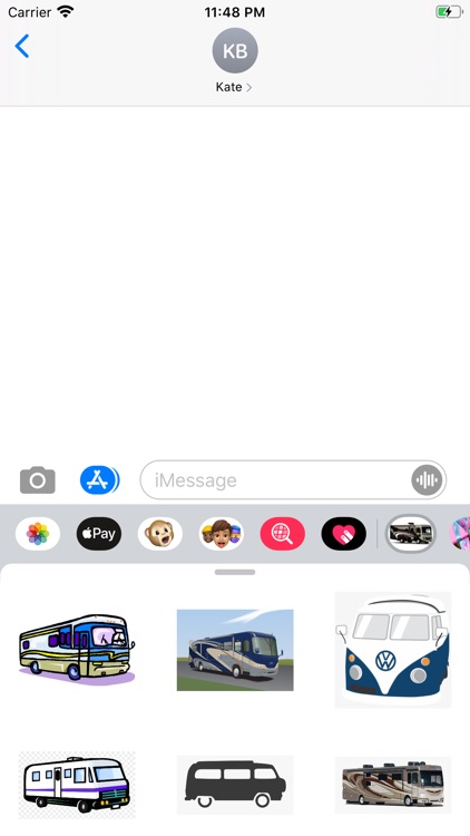 Motorhome-Emojis Stickers