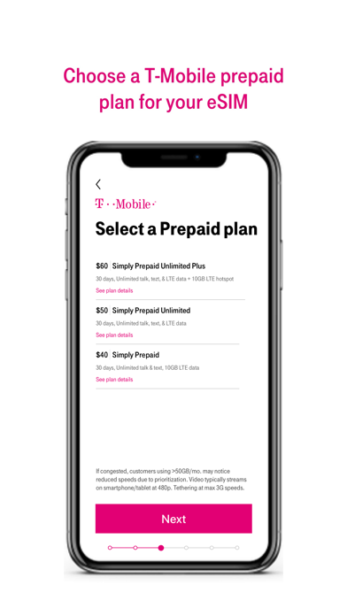 T-Mobile Prepaid eSIM screenshot 2