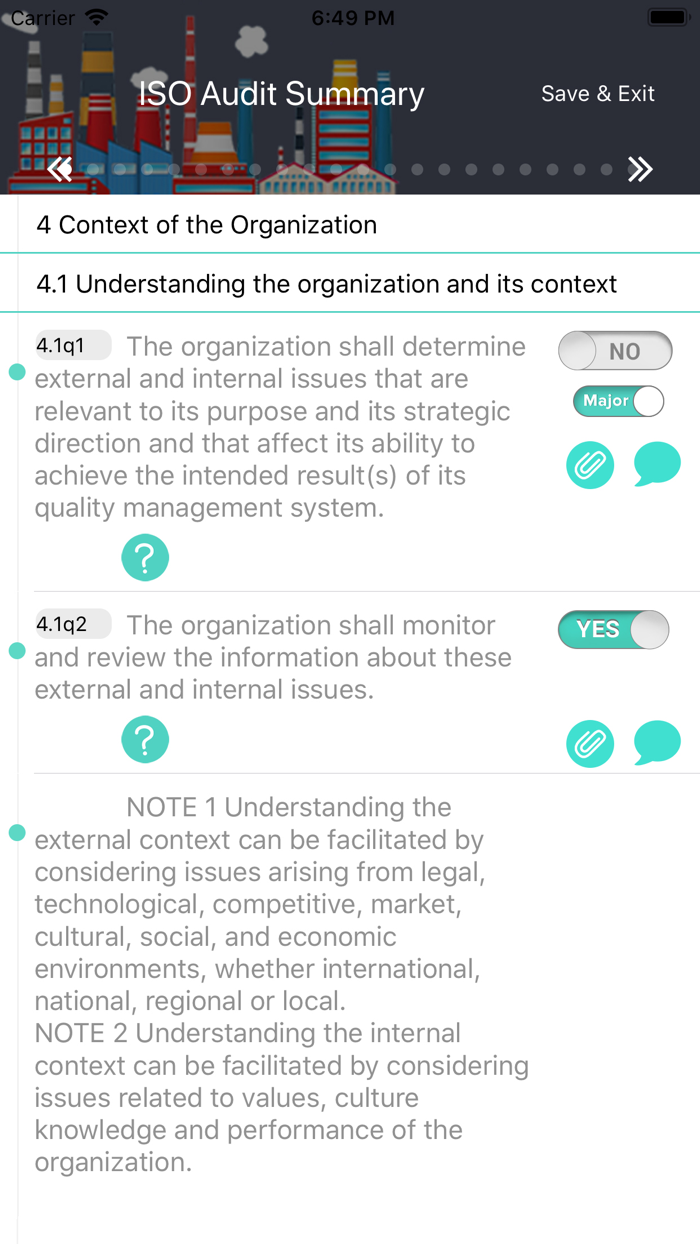 ISO audit manager on cloud