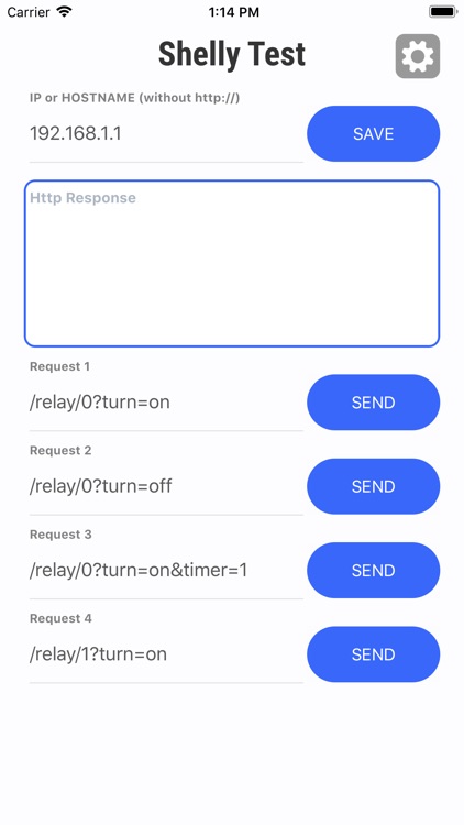 Shelly LAN API Test