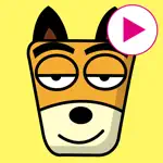 TF-Dog Animation 8 Stickers App Cancel