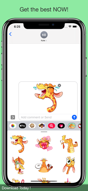 Giraffe Funny Stickers(圖6)-速報App