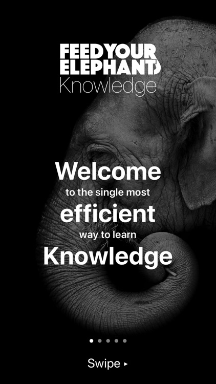 Feed Your Elephant Knowledge