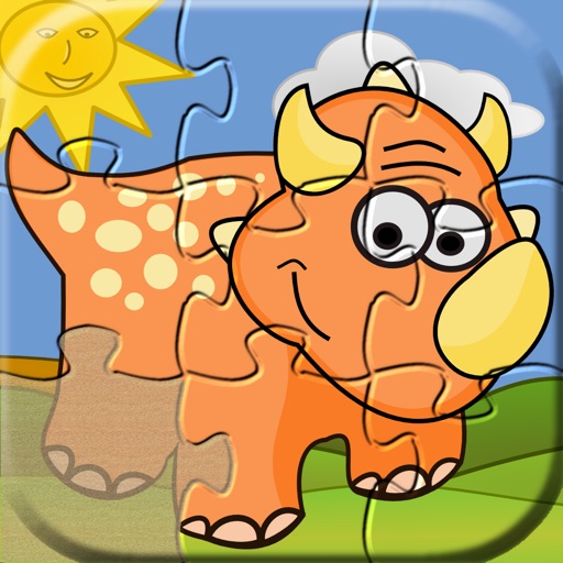 Dinosaur Games Puzzle for Kids Icon