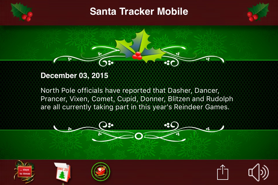 Santa Tracker Mobile screenshot 2
