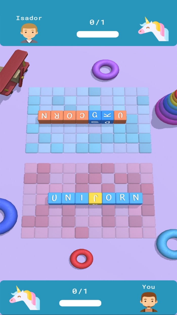 Word Blocks Puzzle 3D