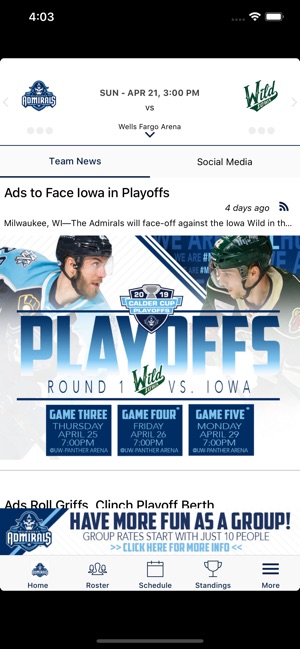 Milwaukee Admirals(圖2)-速報App