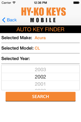 Hy-Ko Key Finder screenshot 2