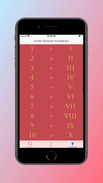 Roman Numerals Practice screenshot-4