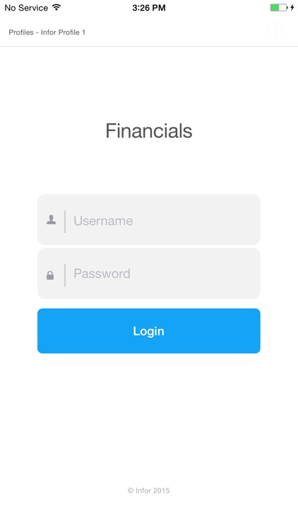 Infor Lawson Mobile Financials