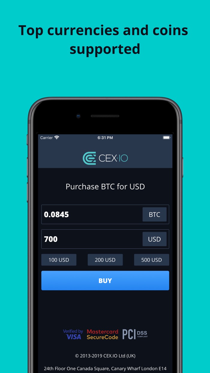 CEX Direct - Buy Bitcoin
