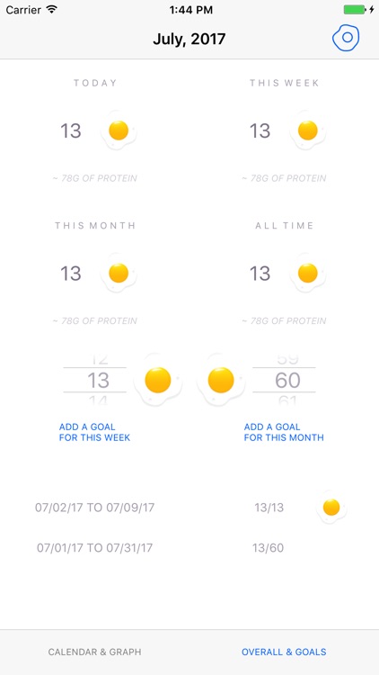 Egg Protein Tracker