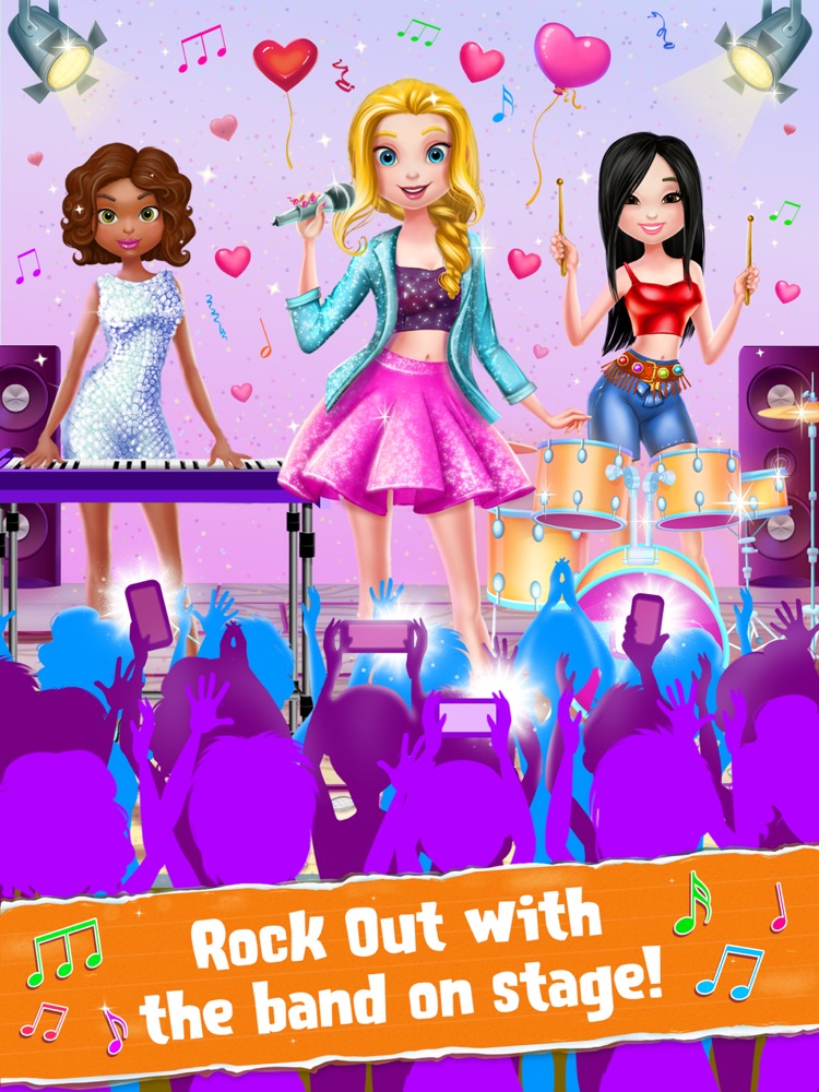 Rockstar Girls Adventure Game App for iPhone Free