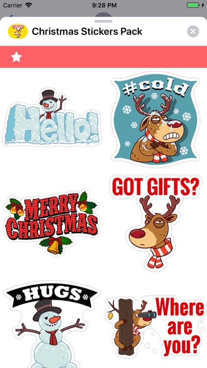 Christmas Stickers Pack !