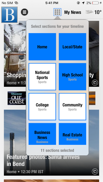 The Bulletin App screenshot 2