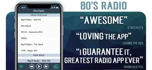 Screenshot 2 Música de los 80s (80s Radio) iphone