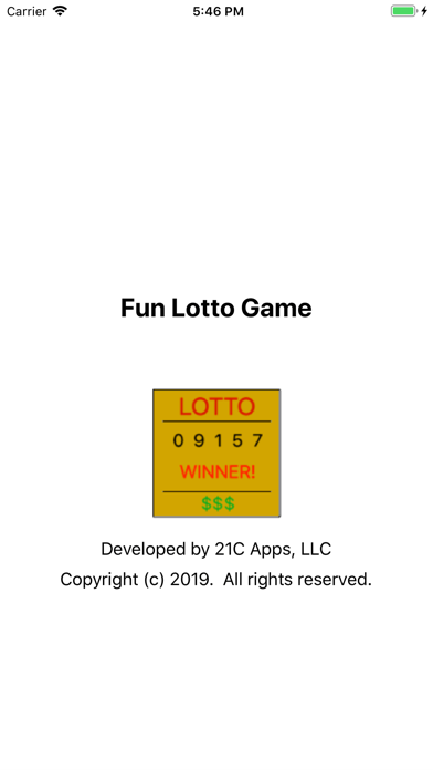 screenshot of Fun Lotto Game 1