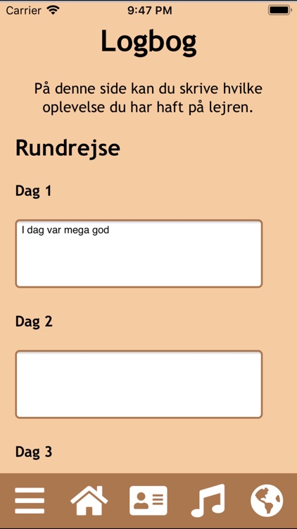 Lejrbog screenshot-4