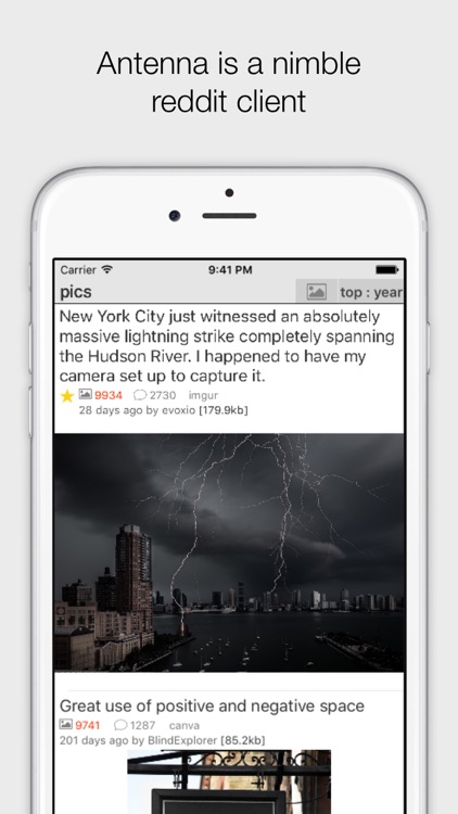 Antenna client for reddit screenshot-3