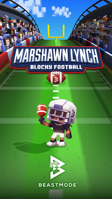 Marshawn Lynch Blocky Footballのおすすめ画像1