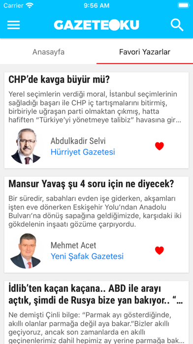 Gazete Oku - İnternet Haber screenshot 2