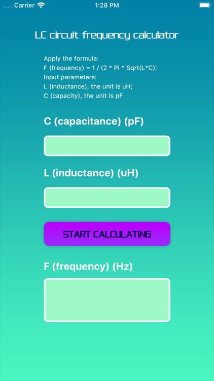 LC Circuit Frequency