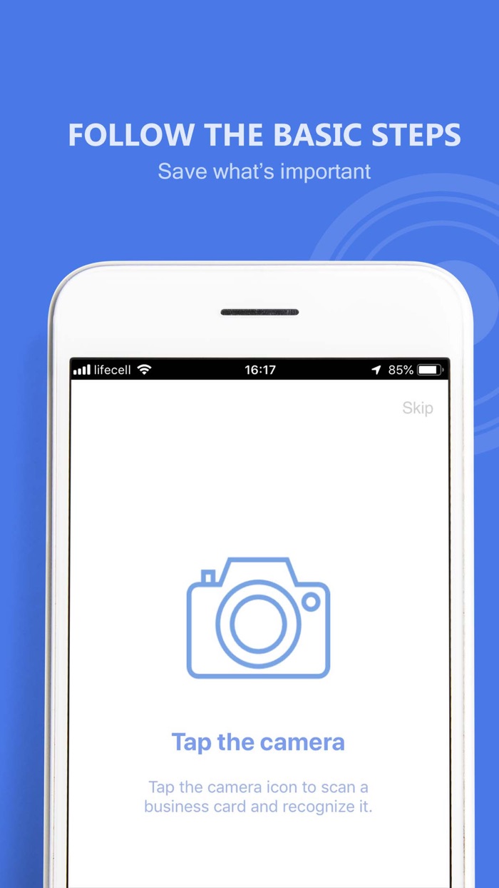 Workbooks Business Card Reader