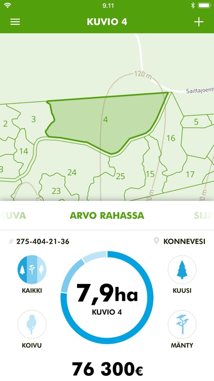 UPM Metsä – Metsänarvolaskuri