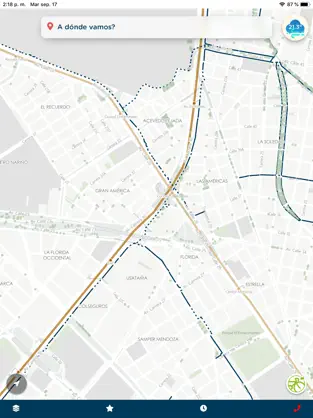 Screenshot 1 Mapas Bogotá Bici iphone