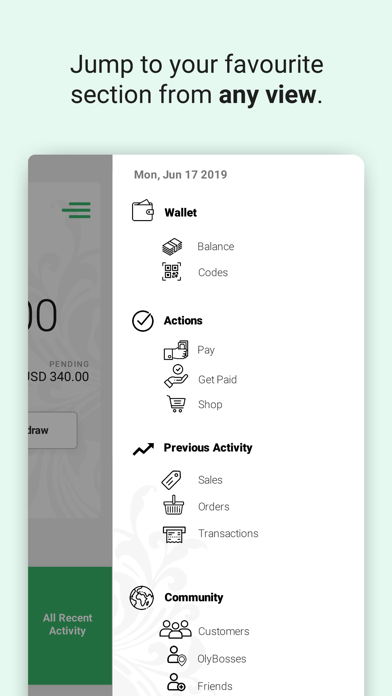 OlyCash screenshot 2