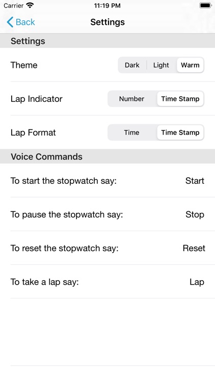 Voice Controlled Stopwatch screenshot-3