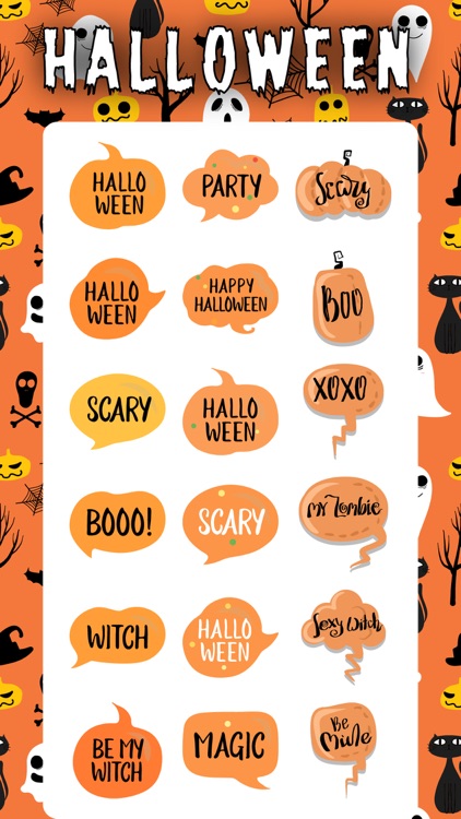 Halloween Sticker Bubbles Pack