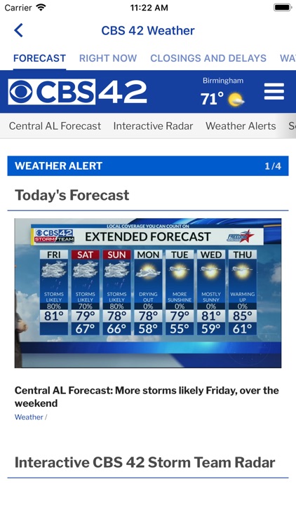 CBS 42 Weather