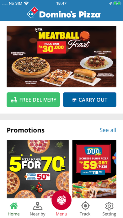 Domino's Pizza Indonesiaのおすすめ画像1