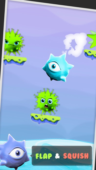 Flappy Squish - Bacteria Crush screenshot 2