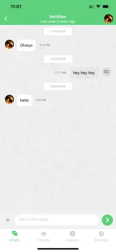 Captura de Pantalla 3 Circlr - Messaging App iphone
