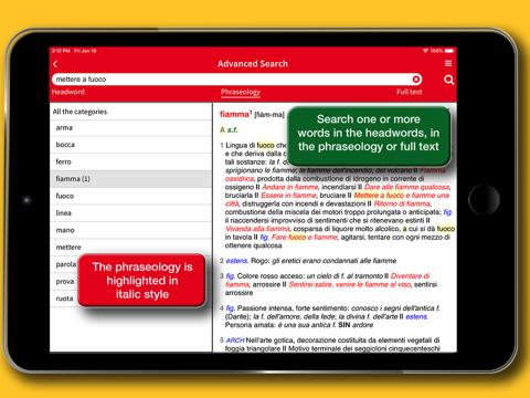 Dizionario Italiano Gabrielli screenshot 3
