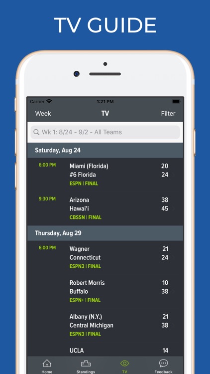 Arkansas Football Schedules screenshot-6